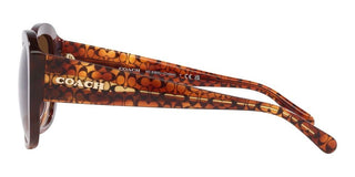 Coach CH 564 HC 8363U women Brown Visor Sunglasses