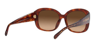 Coach CH 564 HC 8363U women Brown Visor Sunglasses