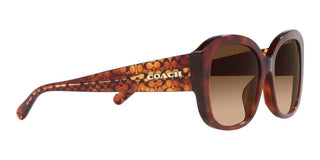 Coach CH 564 HC 8363U women Brown Visor Sunglasses