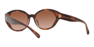 Coach CH 569 HC 8364U women Brown Geometric Sunglasses