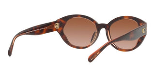 Coach CH 569 HC 8364U women Brown Geometric Sunglasses