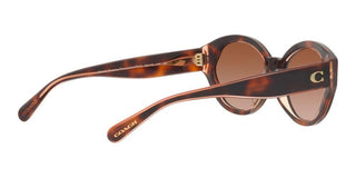 Coach CH 569 HC 8364U women Brown Geometric Sunglasses