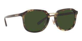 Coach CH 577 HC8366 men Green Geometric Sunglasses