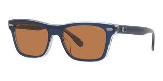 Coach CH 583 HC 8371U men Blue Squared Sunglasses
