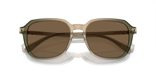 Coach CI912 HC 8383U men Brown Squared Sunglasses