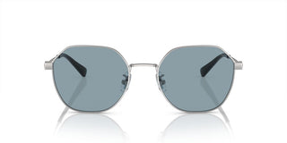 Coach CI915 HC 7155 men Silver Geometric Sunglasses