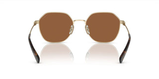 Coach CI915 HC 7155 men Gold Geometric Sunglasses