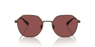Coach CI915 HC 7155 men Gold Geometric Sunglasses