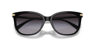 Coach CI926 HC 8378U women Black Cat Eye Sunglasses
