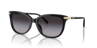 Coach CI926 HC 8378U women Black Cat Eye Sunglasses