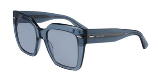 Calvin Klein Ck23508s Unisex Blue Geometric Sunglasses