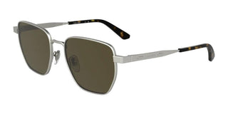 Calvin Klein Ck25100s Unisex Silver Geometric Sunglasses