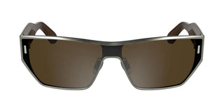Calvin Klein Ck25102s Unisex Ruthenium Shield Sunglasses