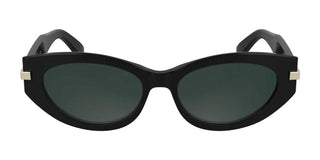 Calvin Klein Ck25502s Women Black Cat Eye Sunglasses