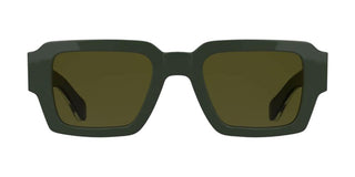 Calvin Klein CK25538S men Green Rectangle Sunglasses