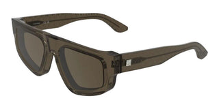 Calvin Klein Ck25539s Unisex Brown Geometric Sunglasses