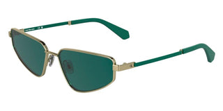 Calvin Klein Jeans Ckj25200s Women Gold Geometric Sunglasses