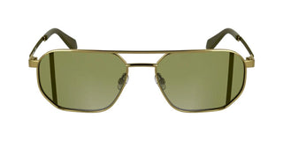 Calvin Klein Jeans Ckj25202s Unisex Gold Geometric Sunglasses