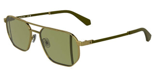 Calvin Klein Jeans Ckj25202s Unisex Gold Geometric Sunglasses