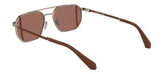 Calvin Klein Jeans Ckj25202s Unisex Gold Geometric Sunglasses