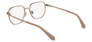 Calvin Klein Jeans Ckj25203 Unisex Rose Gold Geometric Eyeglasses