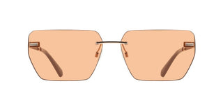 Calvin Klein Jeans Ckj25207s Unisex Gold Geometric Sunglasses