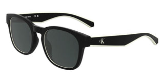 Calvin Klein Jeans Ckj25300s Men Black Geometric Sunglasses