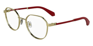 Calvin Klein Jeans Ckj25304 Children Gold Round Eyeglasses