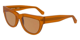 Calvin Klein Jeans Ckj25600s Women Havana Geometric Sunglasses