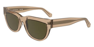 Calvin Klein Jeans Ckj25600s Women Brown Geometric Sunglasses