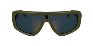 Calvin Klein Jeans Ckj25605s Unisex Green Shield Sunglasses