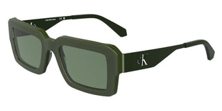 Calvin Klein Jeans Ckj25606s Unisex Green Rectangle Sunglasses