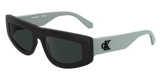Calvin Klein Jeans Ckj25607s Unisex Black Geometric Sunglasses