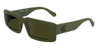 Calvin Klein Jeans Ckj25608s Unisex Green Rectangle Sunglasses