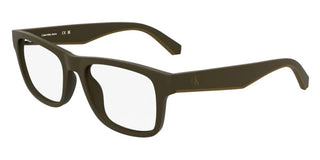 Calvin Klein Jeans Ckj25613 Men Brown Geometric Eyeglasses