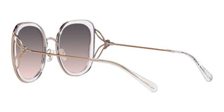 Coach CK 483 HC 7153B women Transparent Geometric Sunglasses