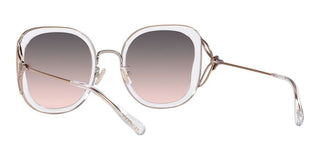 Coach CK 483 HC 7153B women Transparent Geometric Sunglasses