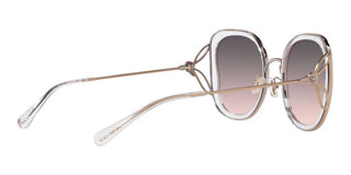 Coach CK 483 HC 7153B women Transparent Geometric Sunglasses