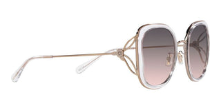 Coach CK 483 HC 7153B women Transparent Geometric Sunglasses