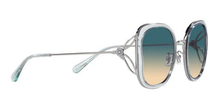 Coach CK 483 HC 7153B women Blue Geometric Sunglasses