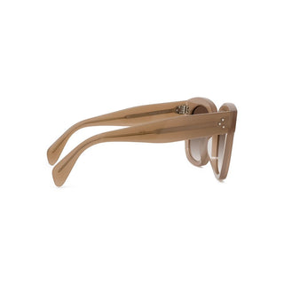 CELINE CELINE 3 Dots CL4002UN women Brown Squared Sunglasses