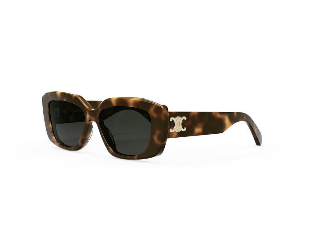 サングラス Celine Sunglasses CL40216U 53A Triumph Square Classic Celine CL40216U 53A Sunglasses - US