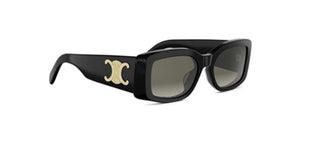 CELINE Maxi Triomphe CL40282U women Black Rectangle Sunglasses