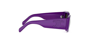 CELINE Maxi Triomphe CL40282U women Violet Rectangle Sunglasses