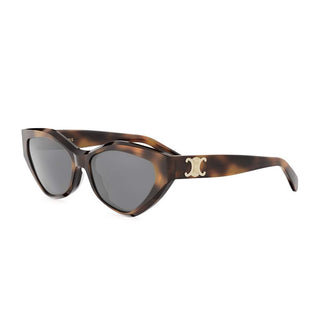 CELINE Triomphe CL40323U women Havana Cat Eye Sunglasses