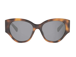 CELINE Maxi Triomphe CL40328U women Havana Cat Eye Sunglasses