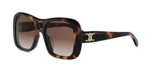 CELINE Triomphe CL40331U women Havana Pilot Sunglasses