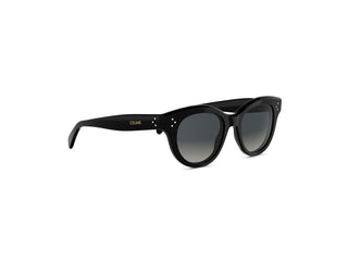 CELINE 3 Dots CL40332I women Black Round Sunglasses