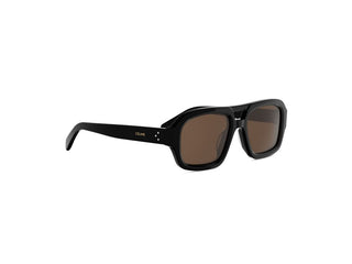 CELINE 3 Dots CL40336U unisex Black Pilot Sunglasses