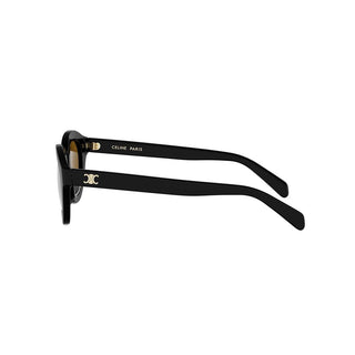 CELINE TRIOMPHE MINI CL40338U women Black Round Sunglasses